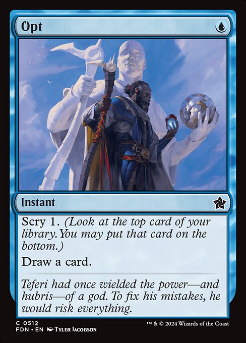 Carta Opt de Magic: The Gathering